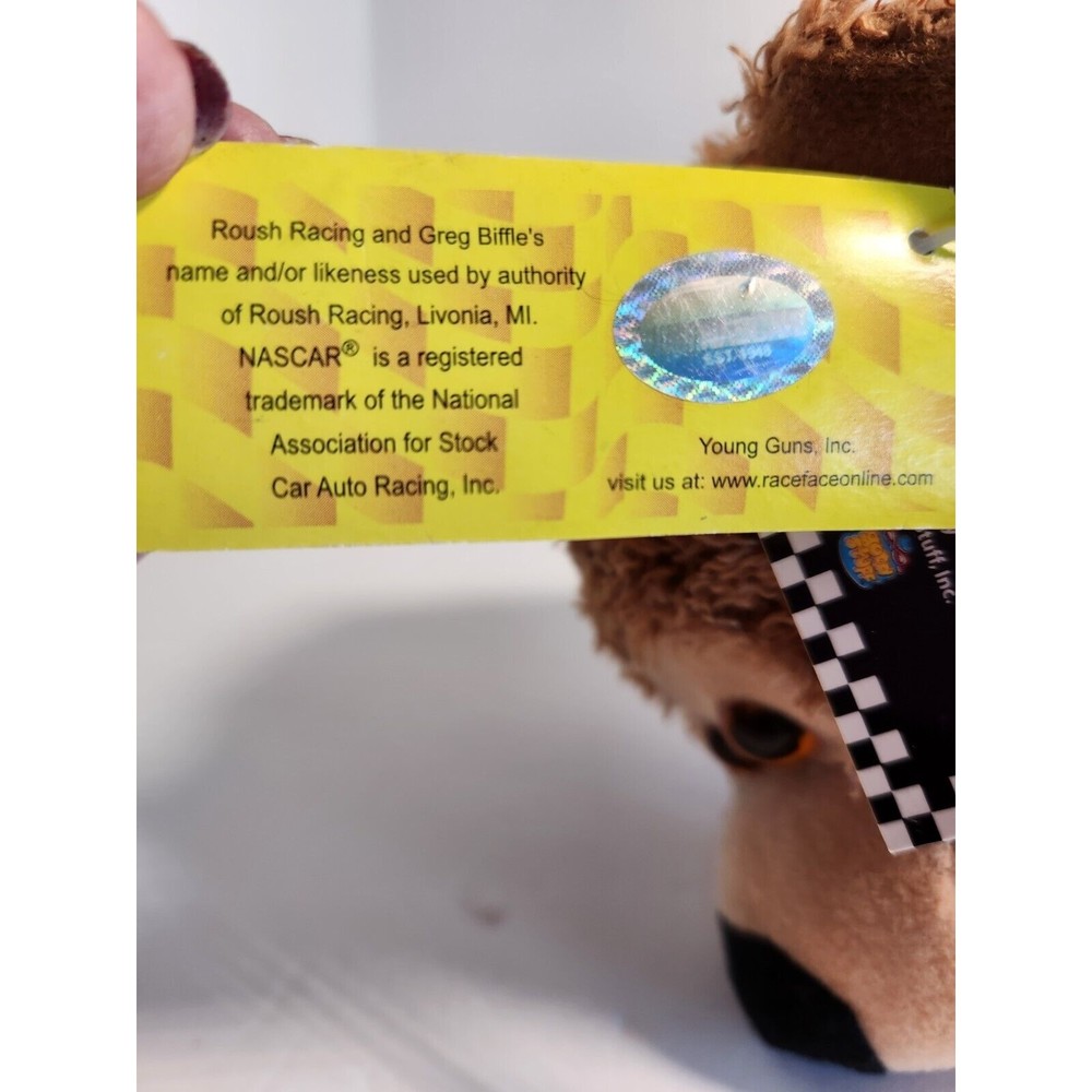 Subway National Guard Nascar Collector Bear Plush Greg Biffle With Tags - Picture 9 of 13
